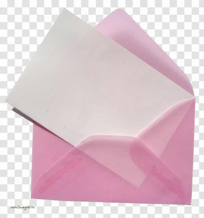 Paper Envelope Clip Art - Pink Transparent PNG