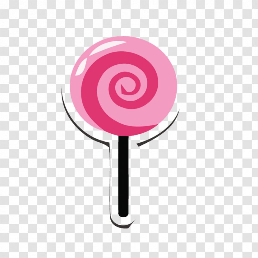 Lollipop Euclidean Vector - Magenta - Pink Decorative Material Transparent PNG
