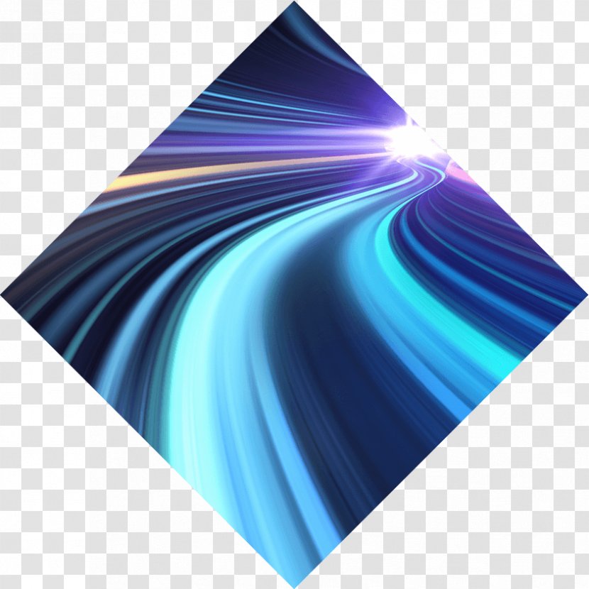 Speed Of Light Velocity Science Technology - Electric Blue Transparent PNG