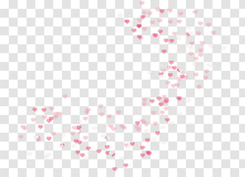 Pink Heart Line Transparent PNG
