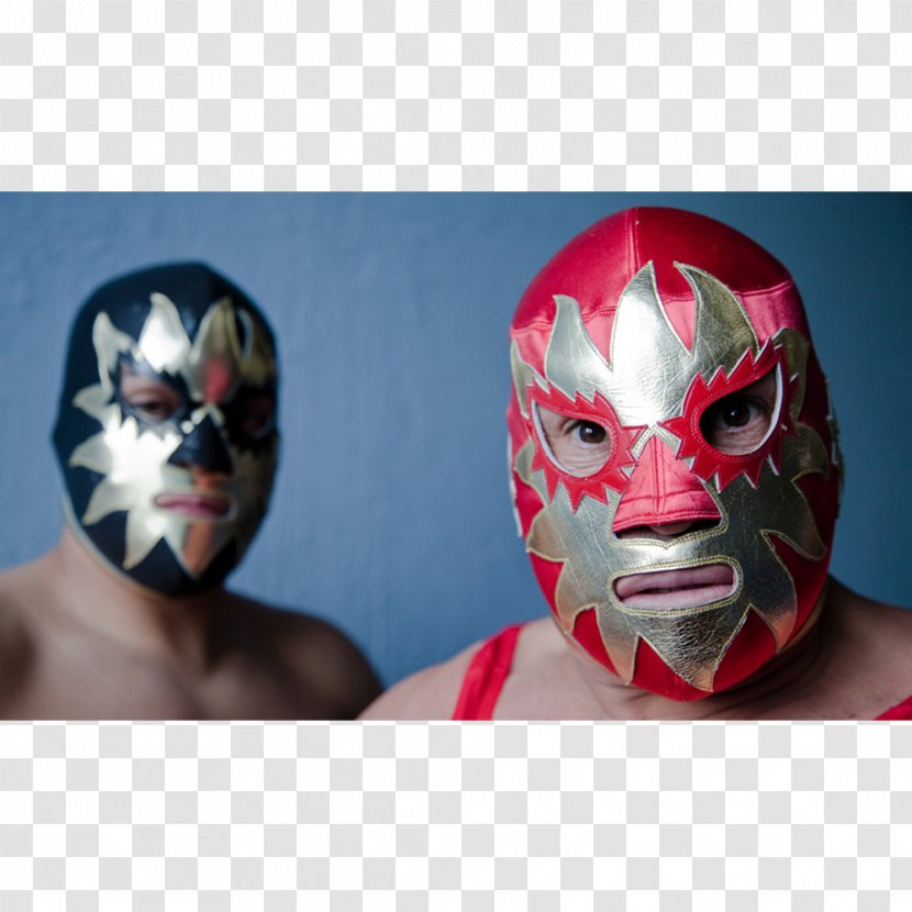 Mexico Lucha Libre Professional Wrestler Wrestling Mask - Blue Panther Transparent PNG