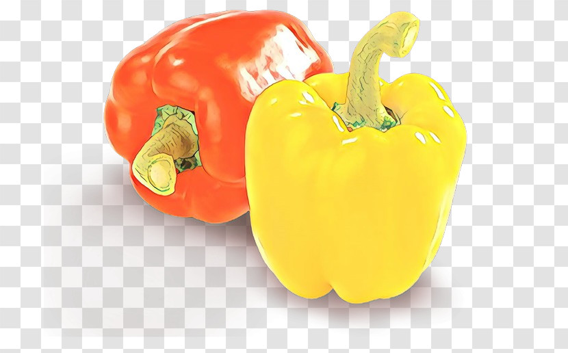 Bell Pepper Pimiento Yellow Pepper Capsicum Yellow Transparent PNG