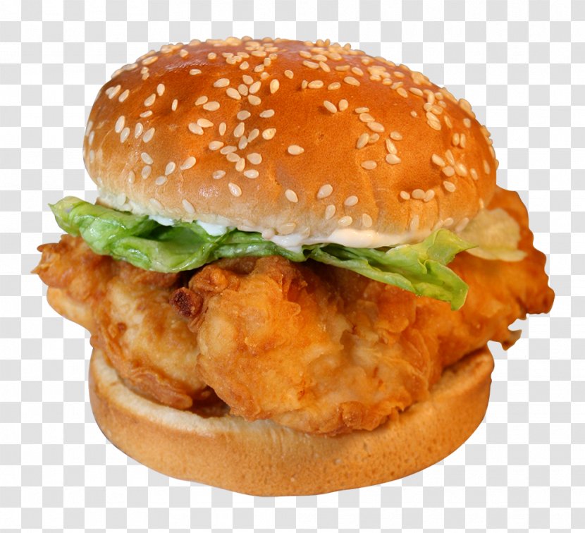 Hamburger Chicken Sandwich Buffalo Wing Nugget French Fries - Burger - Hamburger, Image Transparent PNG