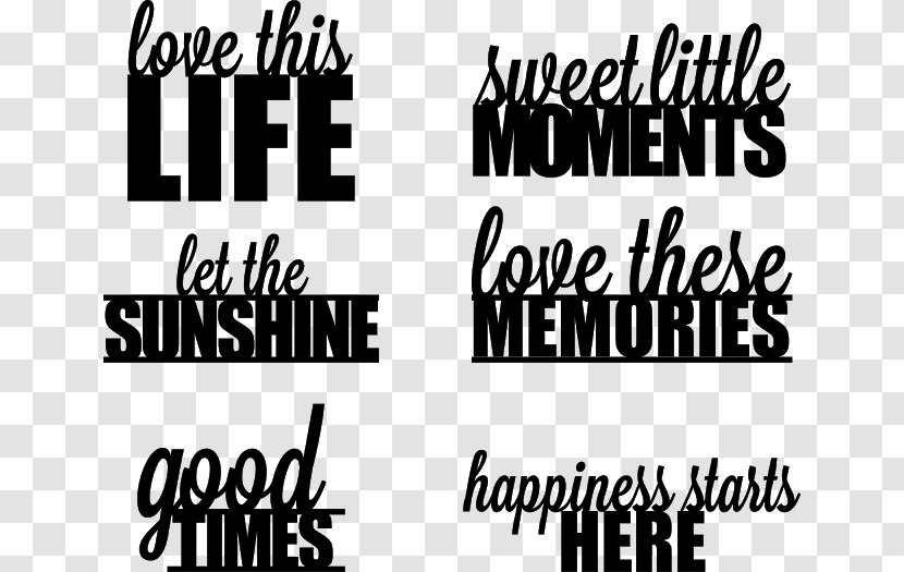 Silhouette Text Typeface Transparent PNG