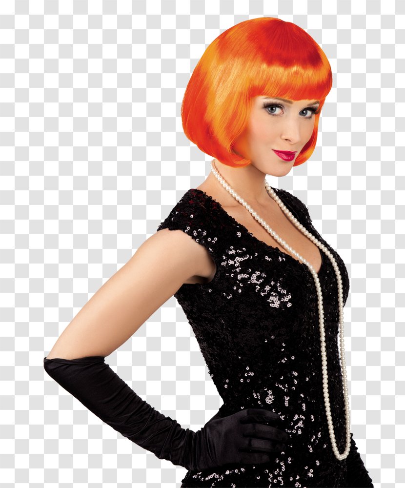Wig Hairstyle Bob Cut Costume Party - Cartoon Transparent PNG