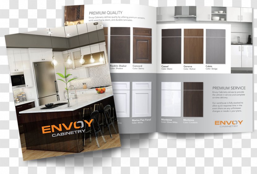 Envoy Cabinetry Company Furniture Brochure Door - Color - Brochour Transparent PNG
