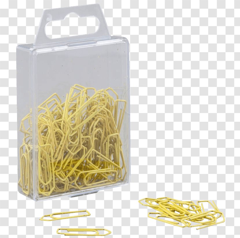 Yellow Al Dente Paper Clip Trombone Heavy Metal Transparent PNG