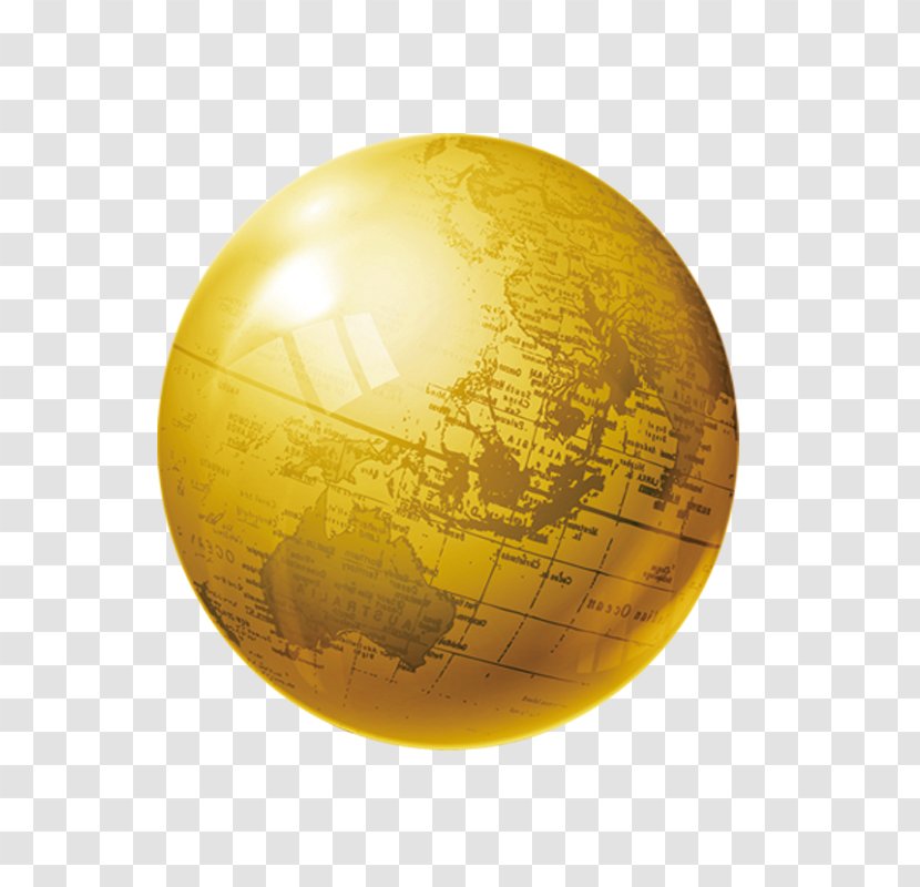 Earth Finance Investment Money - Planet - Golden Transparent PNG