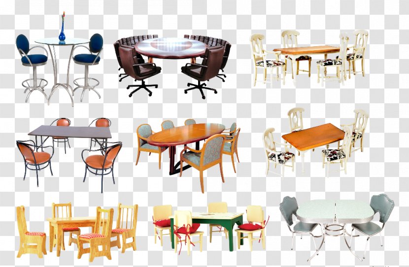 Table Chair Matbord Clip Art Transparent PNG