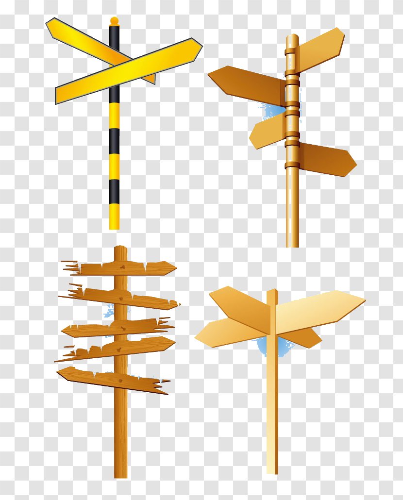 Direction, Position, Or Indication Sign Traffic Road - Symbol - Wood Signs Transparent PNG