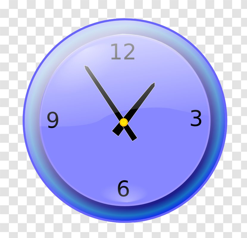 Digital Clock Alarm Clocks Clip Art - Public Domain - Analog Transparent PNG