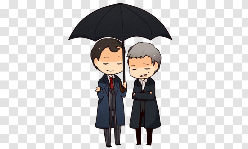 Mycroft Holmes Inspector Lestrade Fan Art - Sherlock Transparent PNG