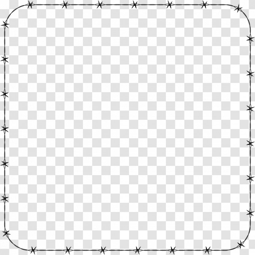 Line Black And White Point Angle - Border Frame Transparent Background Transparent PNG