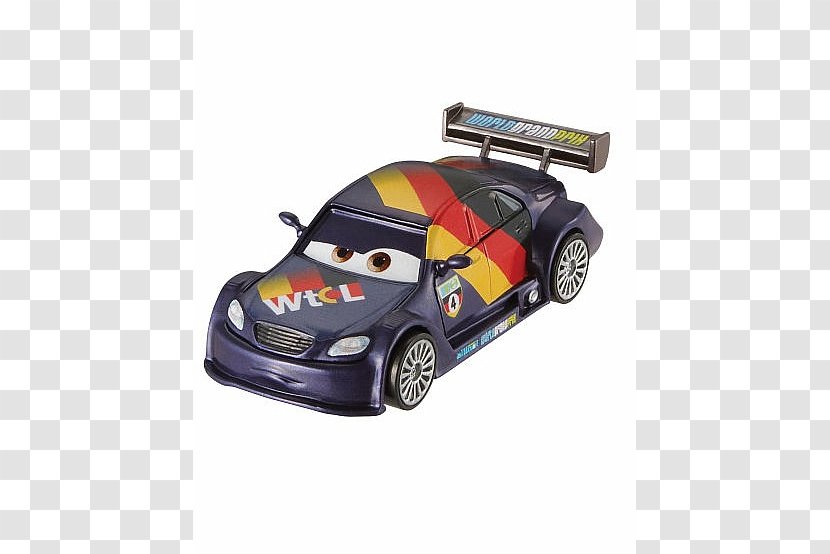 Disney Cars 2 Max Schnell World Of - Radio Controlled Toy - Car Transparent PNG