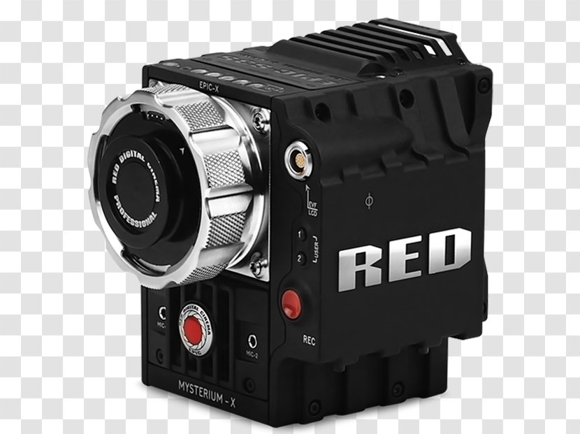 Red Digital Cinema Canon EF Lens Mount Movie Camera Transparent PNG