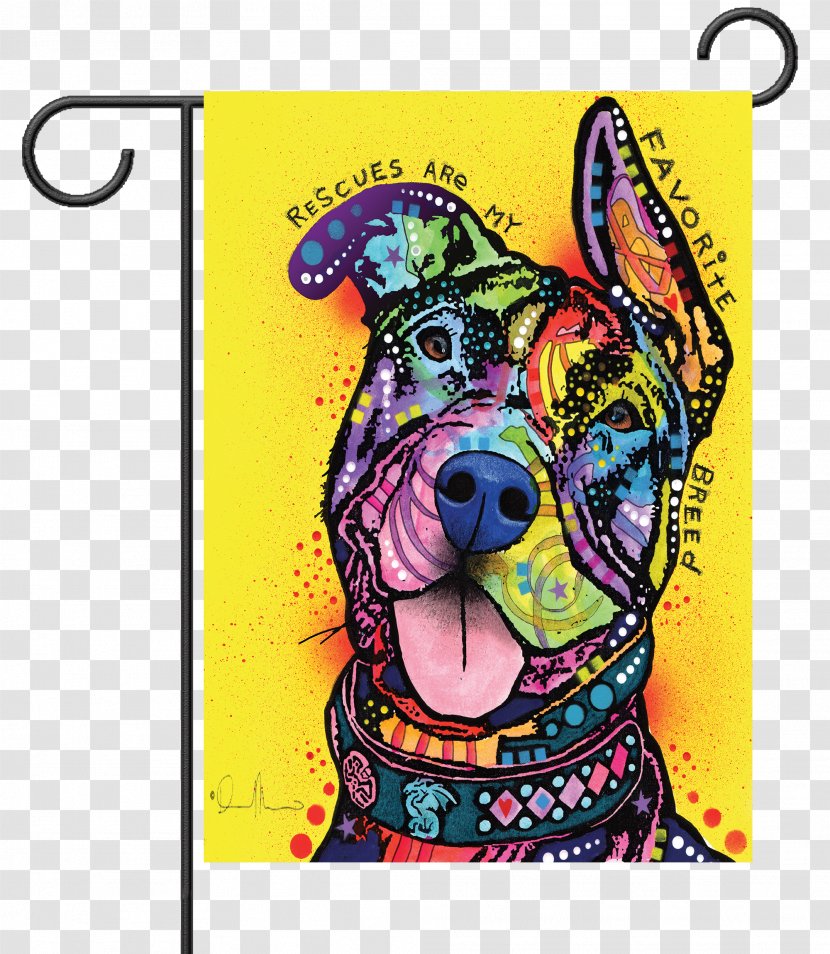 American Pit Bull Terrier Painting Canvas Print Art - Printmaking Transparent PNG
