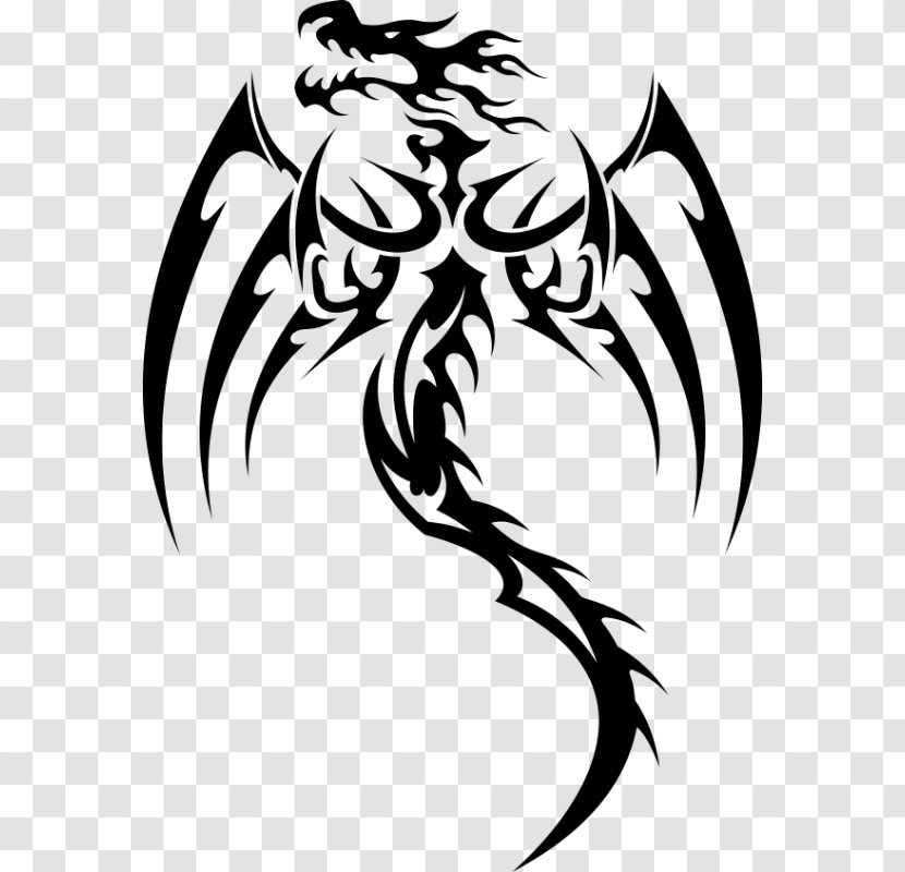Tattoo Dragon - Black Panther Transparent PNG