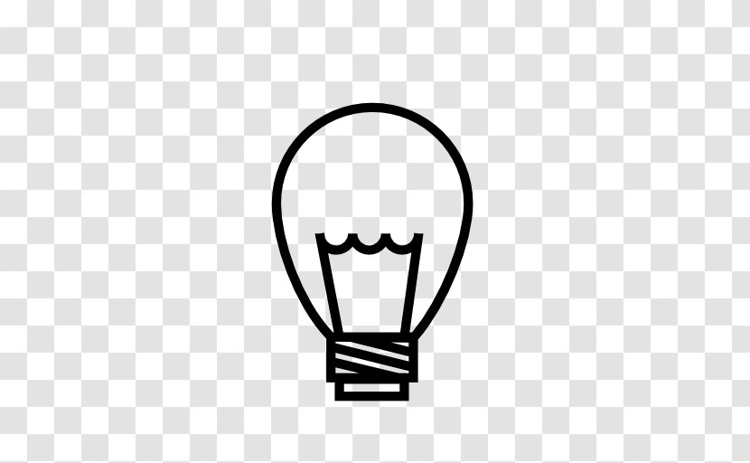 Incandescent Light Bulb Lamp - Black - Small Flags Transparent PNG