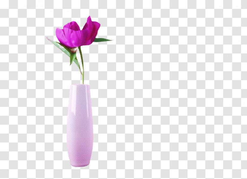 Vase Flower Purple Violet Plant Transparent PNG