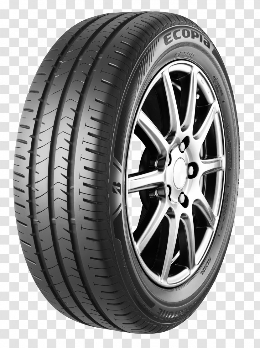 Car Bridgestone Low Rolling Resistance Tire Vehicle - Rim Transparent PNG