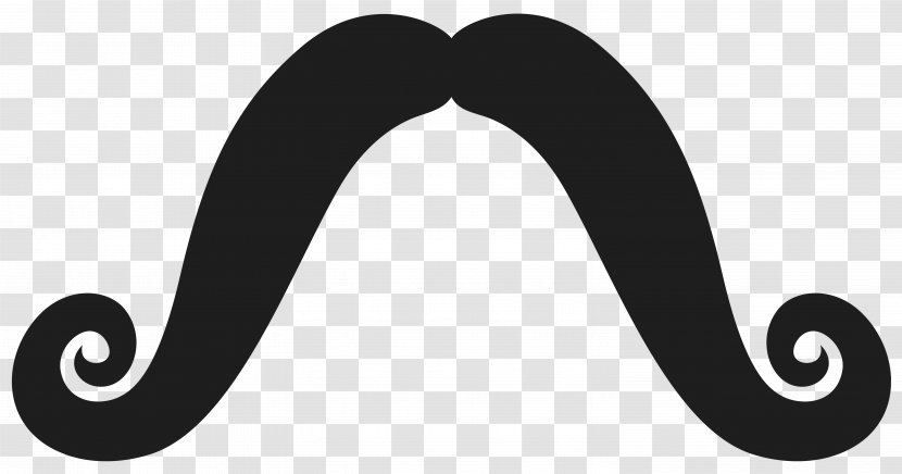 Logo Brand Black And White Font - Text - Movember Stache Clipart Picture Transparent PNG