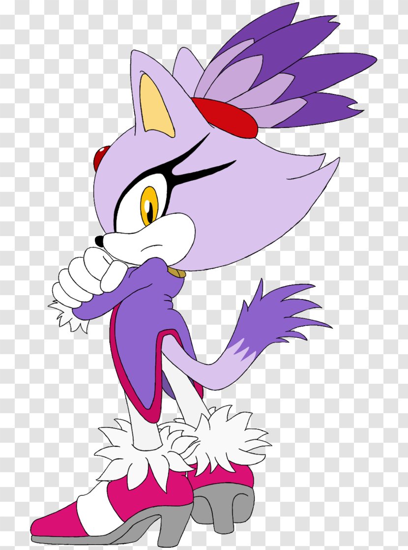 Sonic The Hedgehog Rouge Bat Blaze Cat Silver Transparent PNG