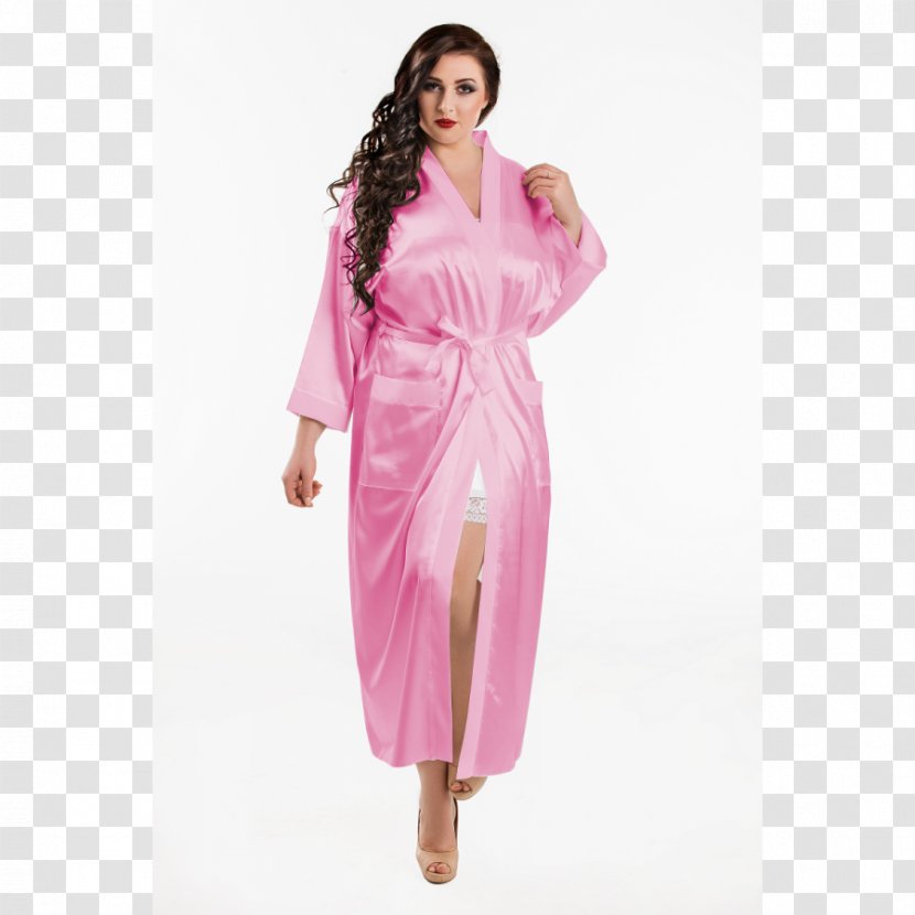 Bathrobe Dress Gown Nightwear - Cartoon Transparent PNG