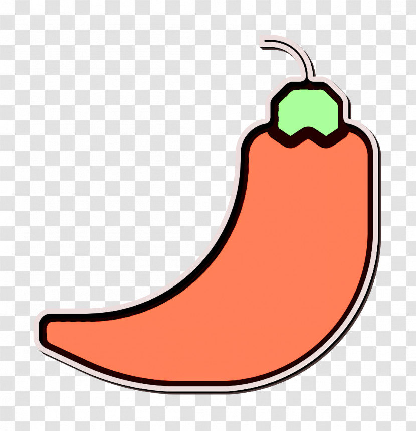 Chili Pepper Icon Pepper Icon Fruit And Vegetable Icon Transparent PNG