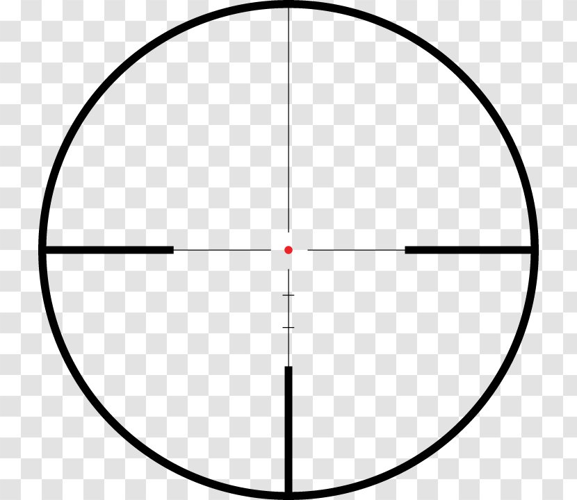 Telescopic Sight Optics Reticle Milliradian Optical Coating - Diagram Transparent PNG