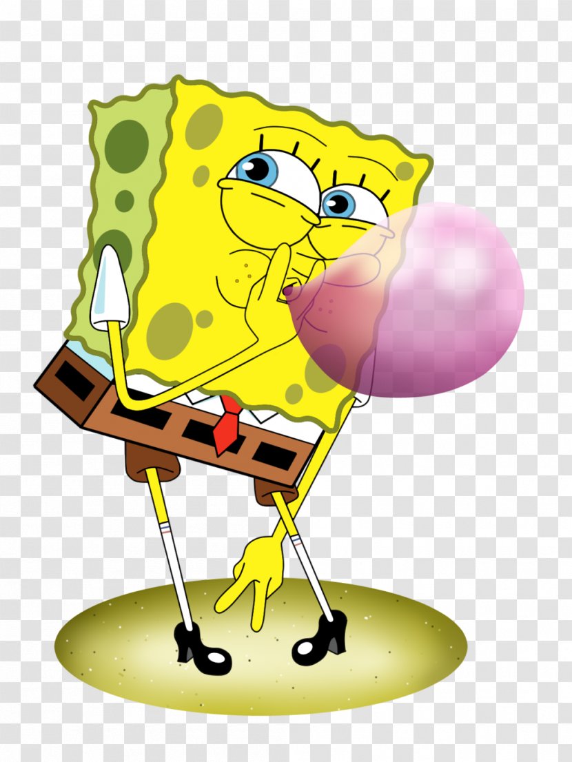 Chewing Gum Patrick Star Bubble DeviantArt - Cartoon - Spongebob Transparent PNG