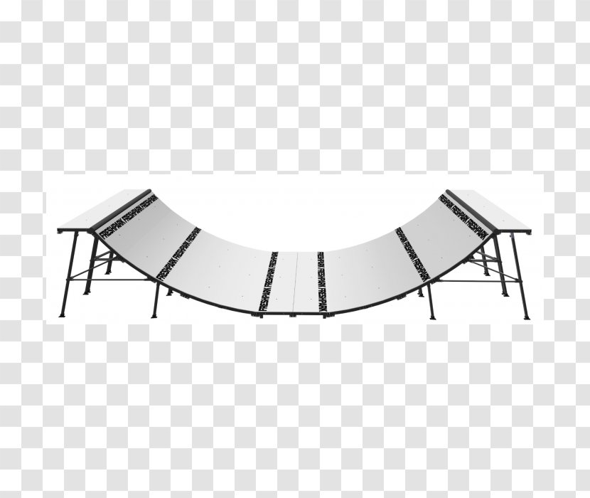 Half-pipe Rampa Skateboarding Inclined Plane - Table - Half Pipe Transparent PNG