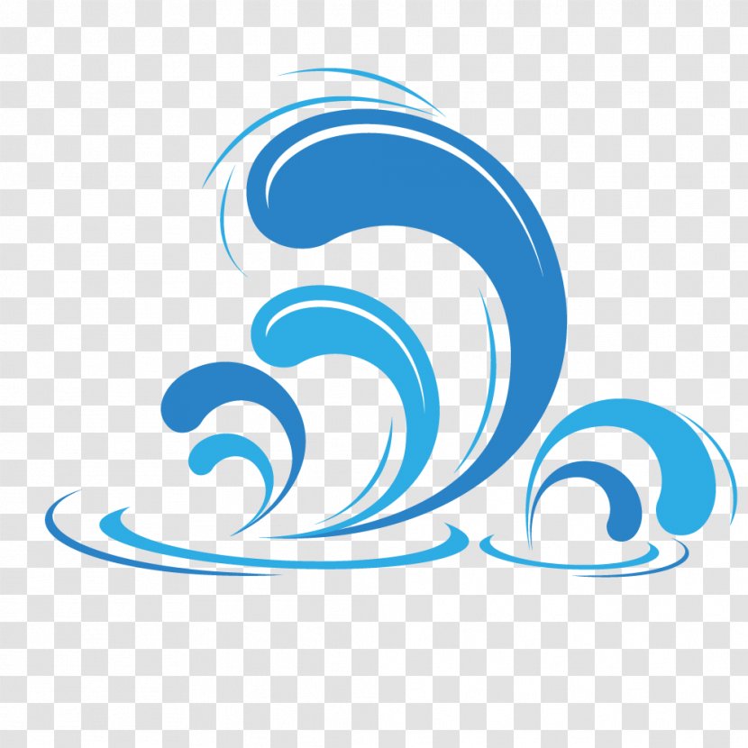 Download Wind Wave - Symbol - Hand-painted Vector Transparent PNG
