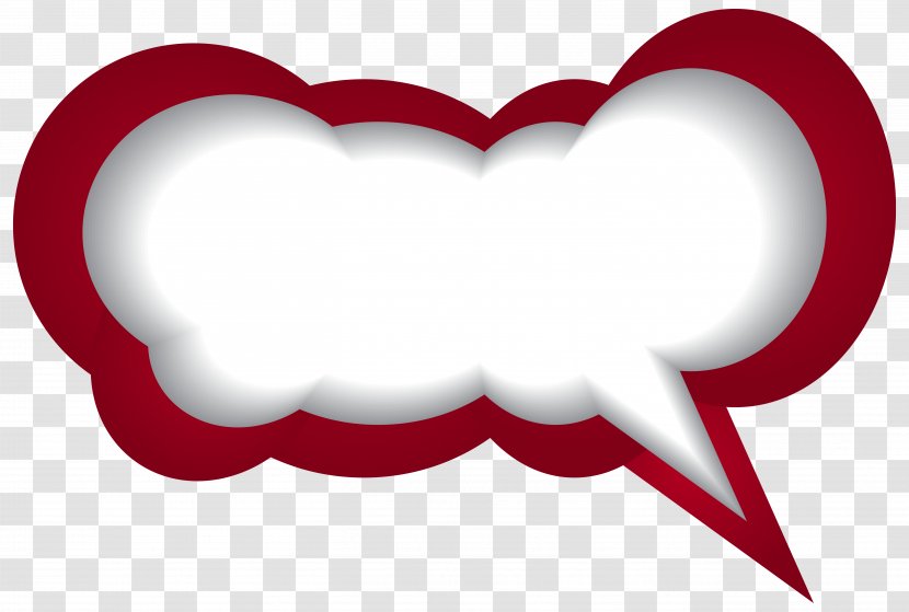 Speech Balloon Royalty-free Clip Art - Tree - Bubble Red White Image Transparent PNG