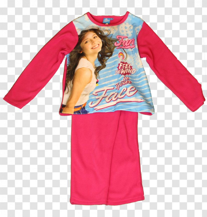 Pajamas T-shirt Shoulder Sleeve Pink M - Dress Transparent PNG