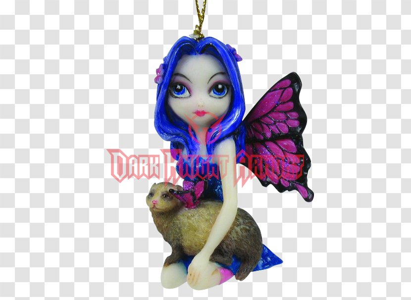 Fairy Ferret Christmas Ornament Figurine Day - Mythical Creature Transparent PNG