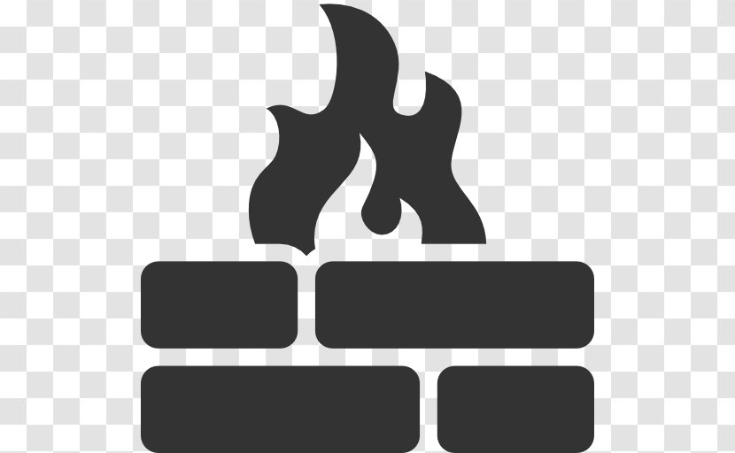 Windows Firewall Computer Network - Black And White - Fire Wall Transparent PNG