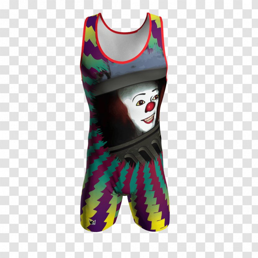 Wrestling Singlets Sleeveless Shirt Clothing Outerwear - Clown - Wrestler Transparent PNG