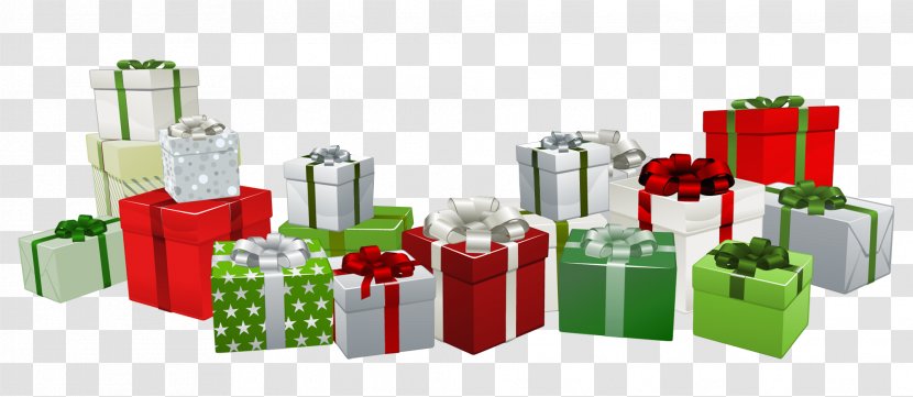 Christmas Gift Santa Claus - Stockings - Transparent Presents Clipart Transparent PNG