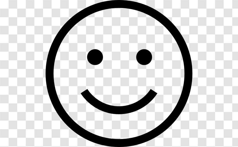 Smiley - Gesture - Black And White Transparent PNG