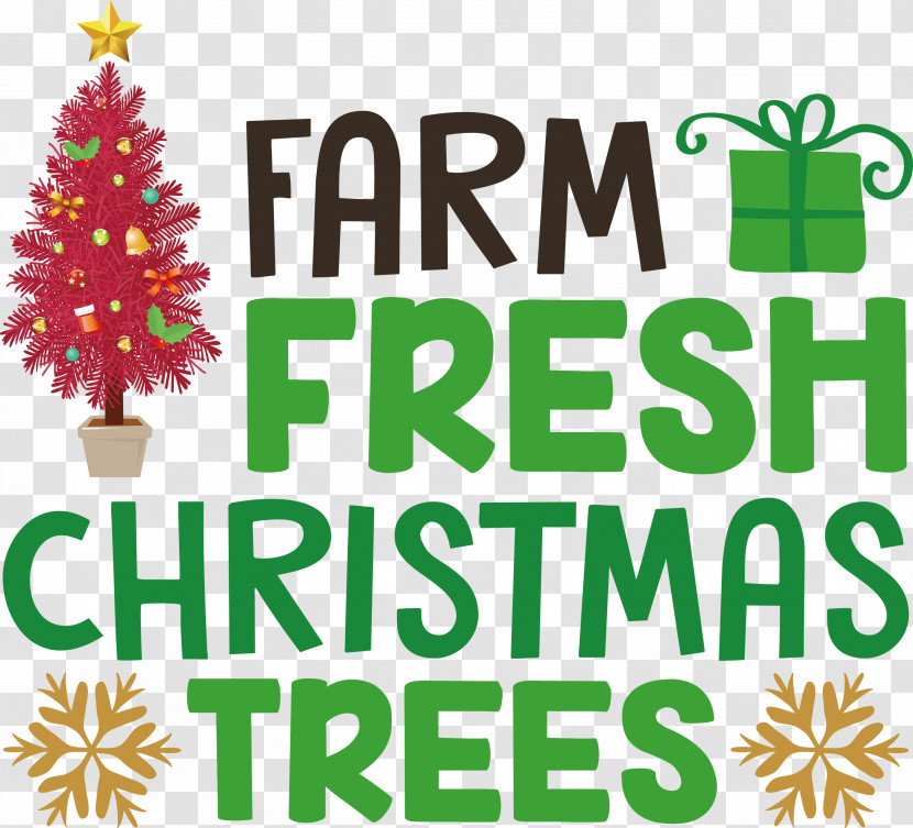 Farm Fresh Christmas Trees Christmas Tree Transparent PNG