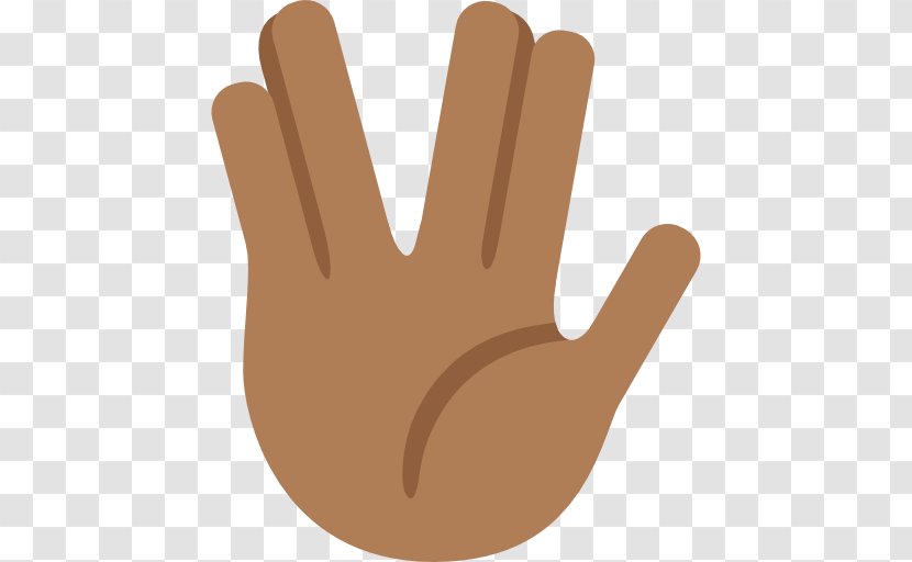 Vulcan Salute Emoji United States Star Trek - Hand Gesture Transparent PNG