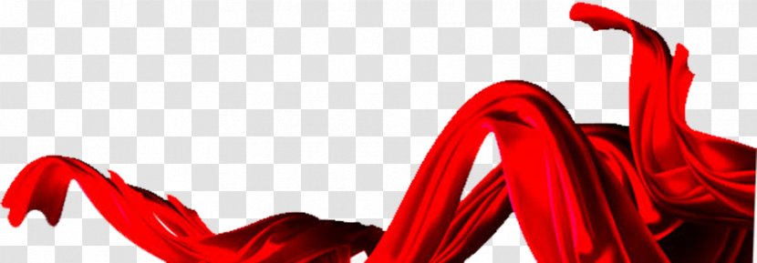 Red Ribbon - Textile Transparent PNG