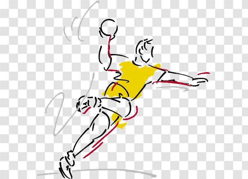 Handball Sports Association League - Watercolor Transparent PNG