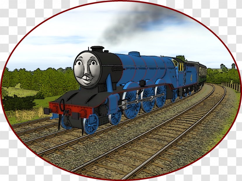 Gordon Thomas Sodor Edward The Blue Engine Henry - Track - Train Transparent PNG