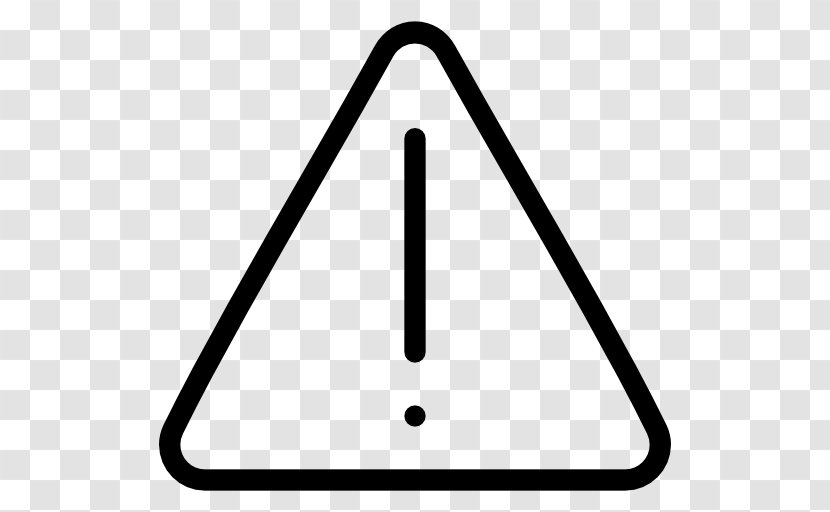 Symbol Warning Sign Clip Art - Black And White Transparent PNG
