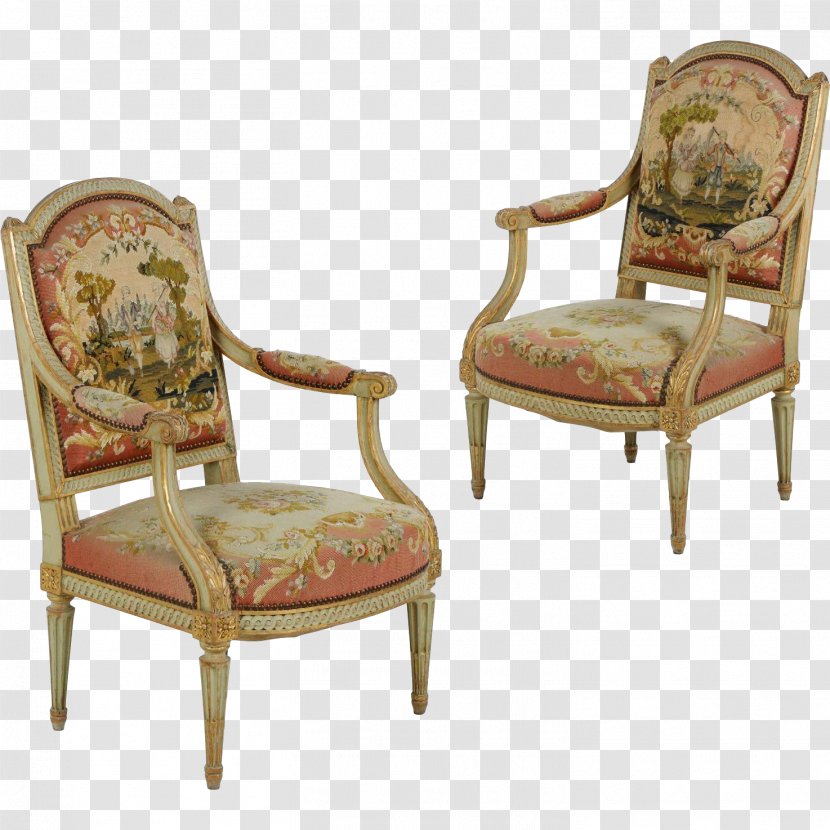 Chair Louis XVI Style Fauteuil Quinze Antique - Xvi Transparent PNG