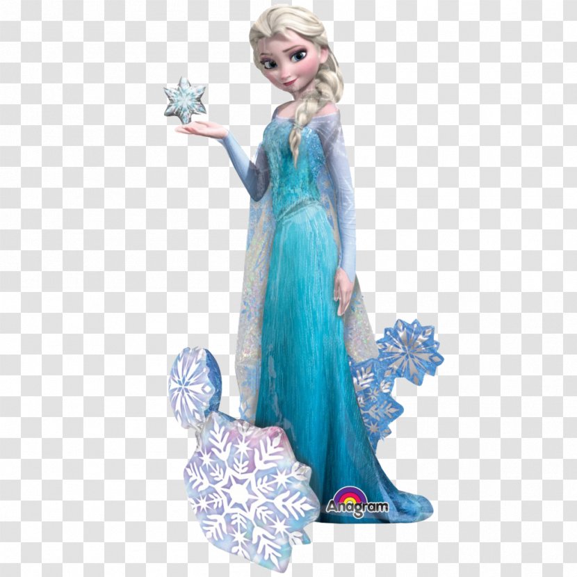 Elsa Balloon Anna Children's Party Frozen - Doll Transparent PNG