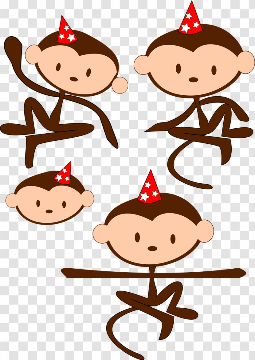 Monkey Clip Art - Christmas Decoration Transparent PNG