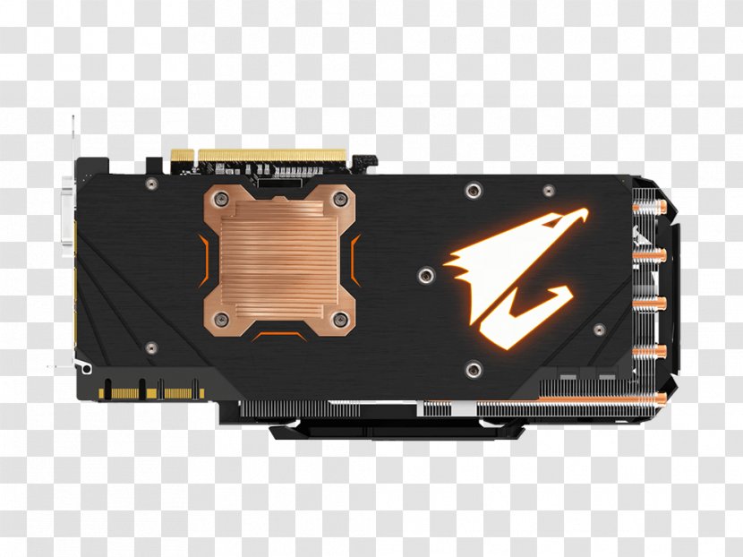 Graphics Cards & Video Adapters NVIDIA AORUS GeForce GTX 1080 Ti Xtreme Edition 11G Waterforce WB 英伟达精视GTX - Nvidia Geforce Gtx Founders - Gddr5 Sdram Transparent PNG