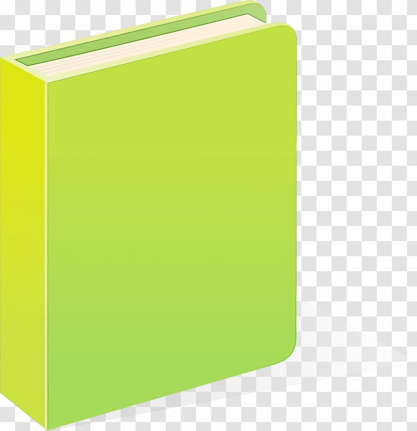 Green Yellow Folder Rectangle Material Property Transparent PNG